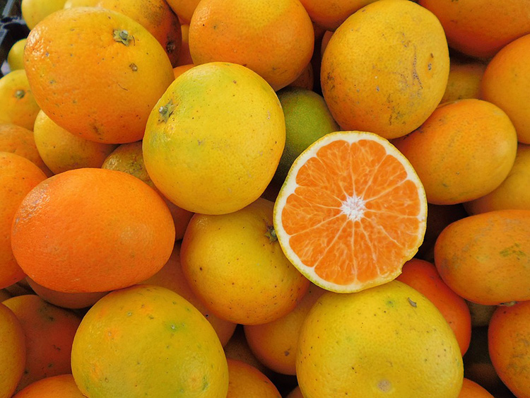 Orange Yellow Fruit Organic Vitamin Orange