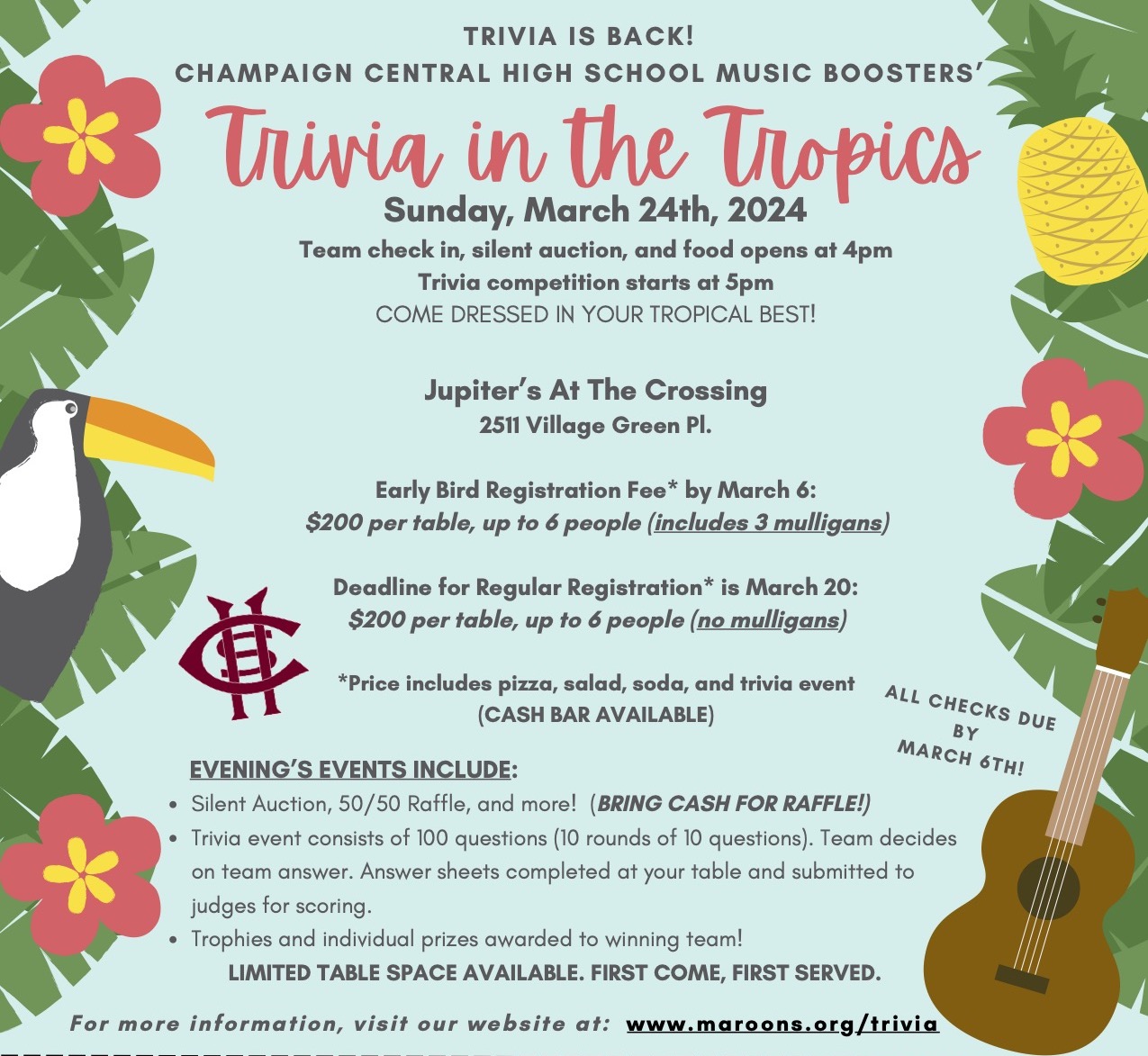 Trivia Night | Champaign High School Music Boosters